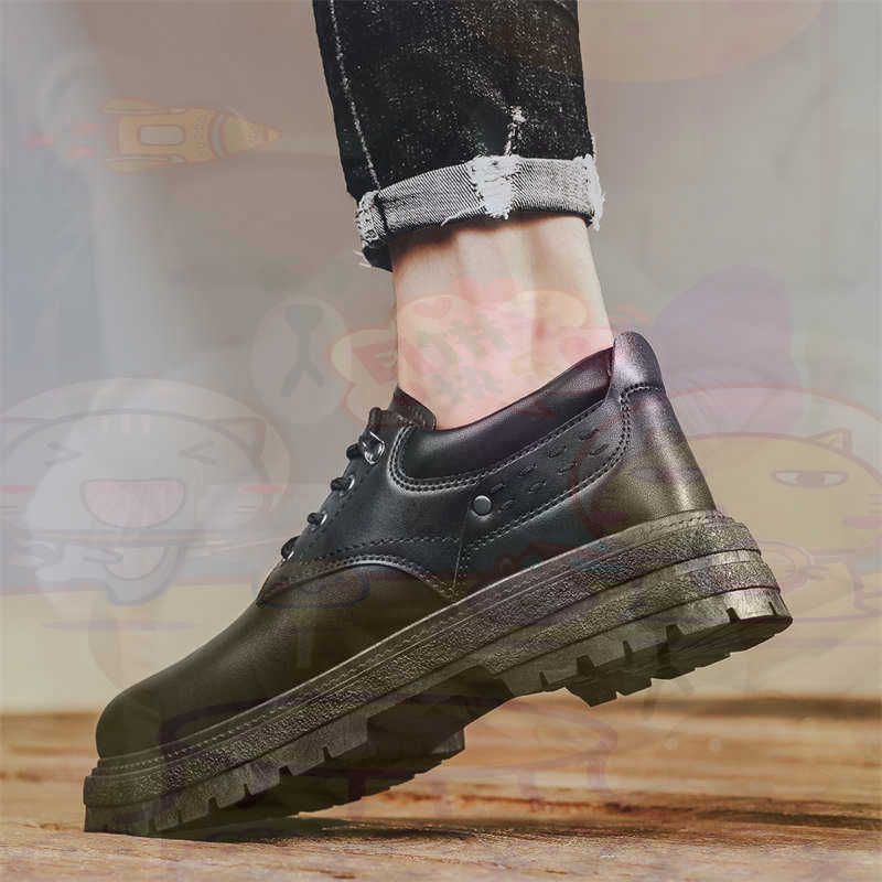 Office Tech Supply - Sepatu Pria Tenis Pelatih Fashion Kulit