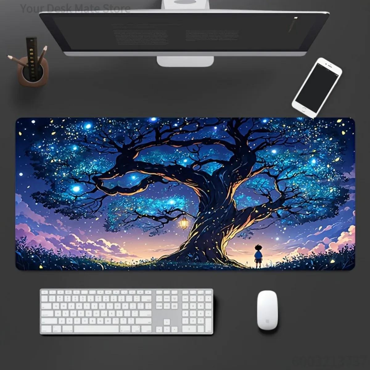 Office Tech Design - Alas Meja Gaming Karet Anti-selip Kualitas