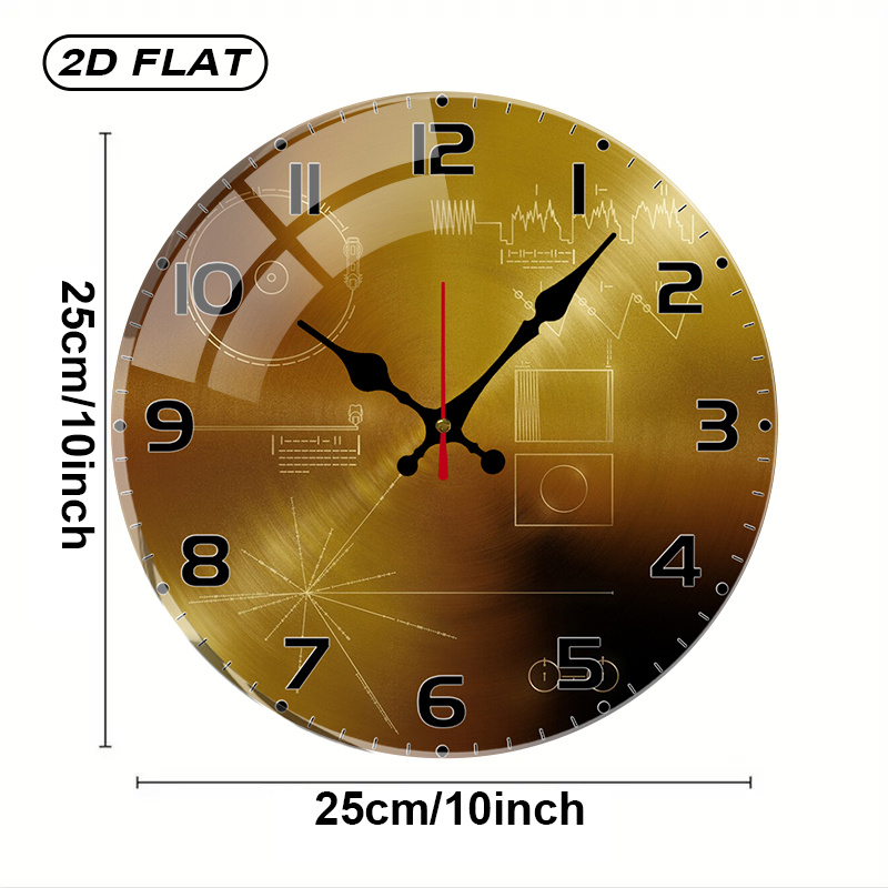 Jam Dinding Akrilik Bulat Gaya - Office Tech Room ulasan dan harga