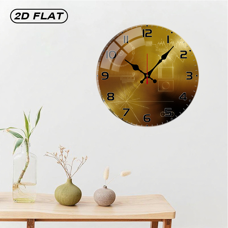 Jam Dinding Akrilik Bulat Gaya - Office Tech Room ulasan dan harga