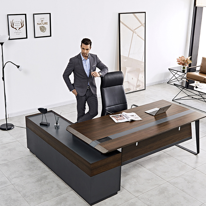 Desain Meja Kerja Kantor Kayu  - Office Tech Design ulasan dan harga