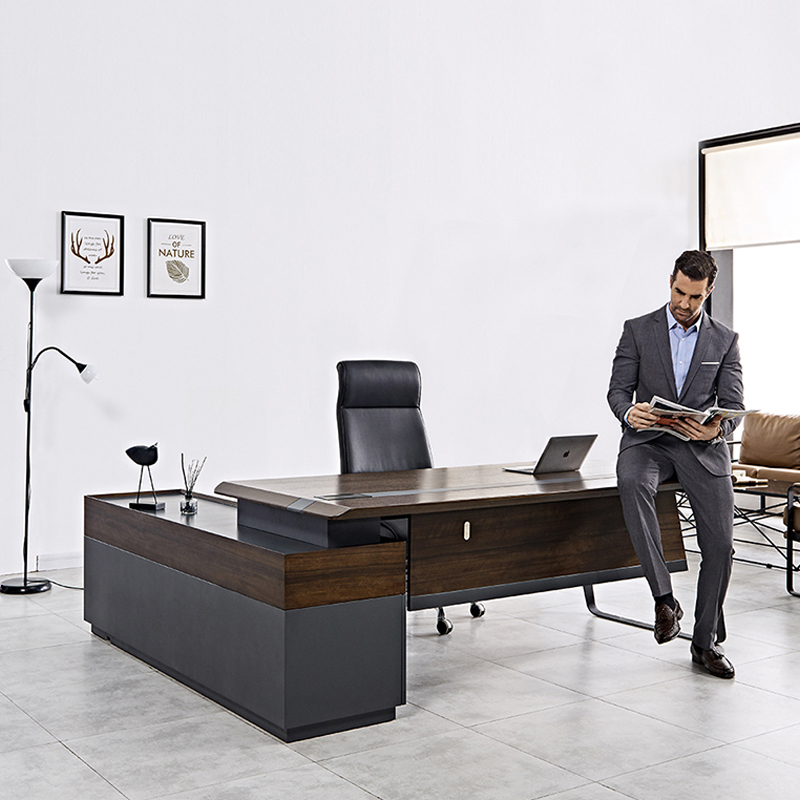 Desain Meja Kerja Kantor Kayu  - Office Tech Design ulasan dan harga
