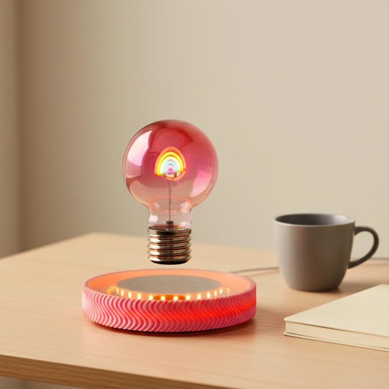 Lampu Meja LED Nirkabel Mengam - Office And Tech ulasan dan harga